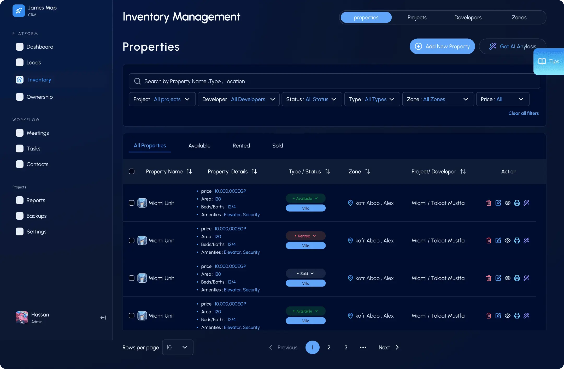 Manage Your Real Estate Inventory Easily