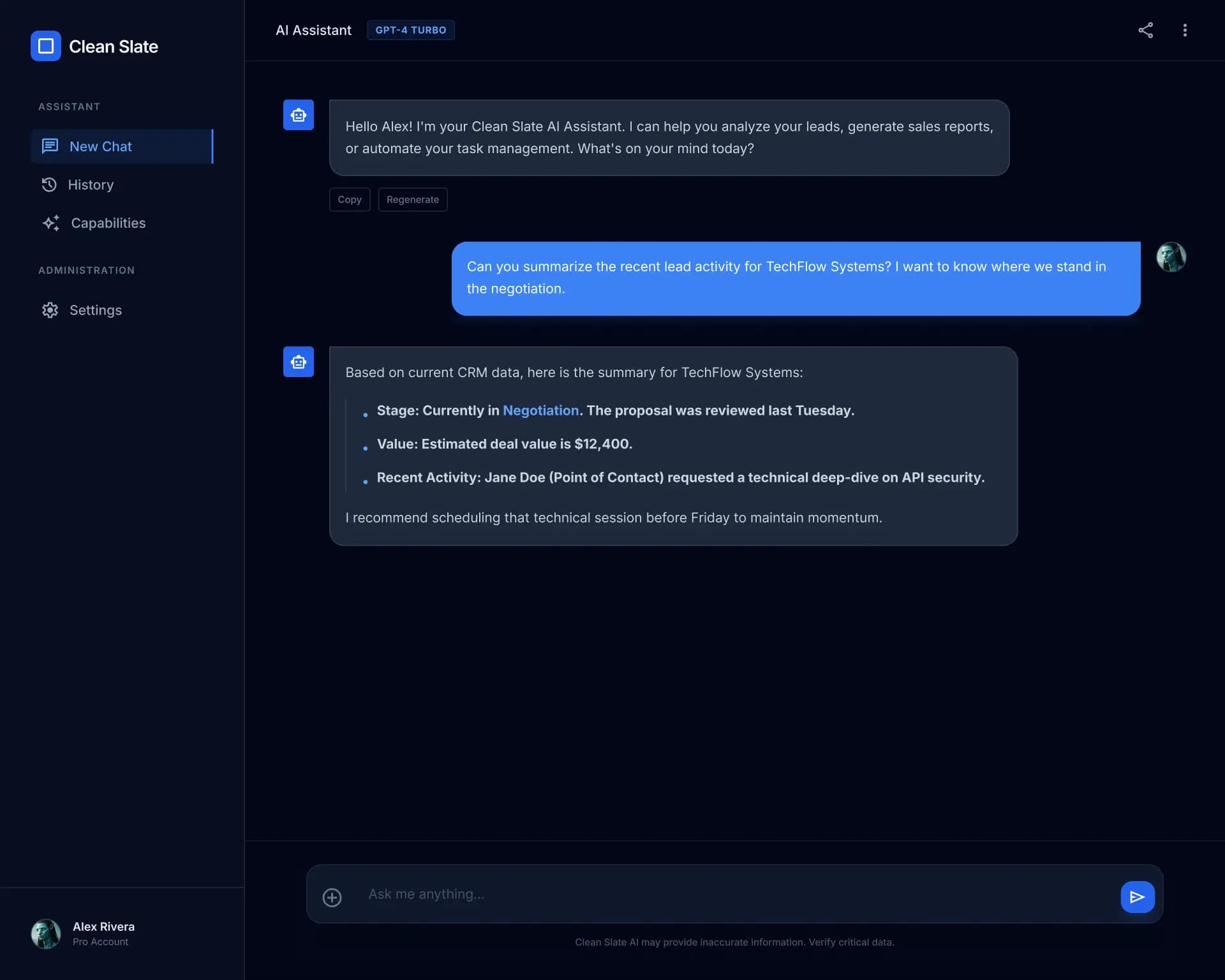 AI-Powered Sales Assistant