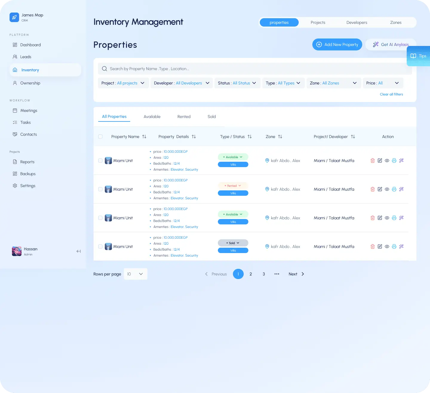 Manage Your Real Estate Inventory Easily